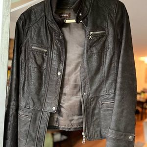 Real leather brown jacket